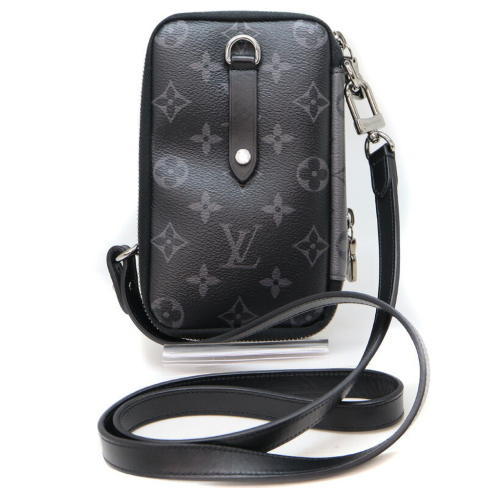 Louis Vuitton Phone Double Pouch Eclipse Black Mo… - image 1